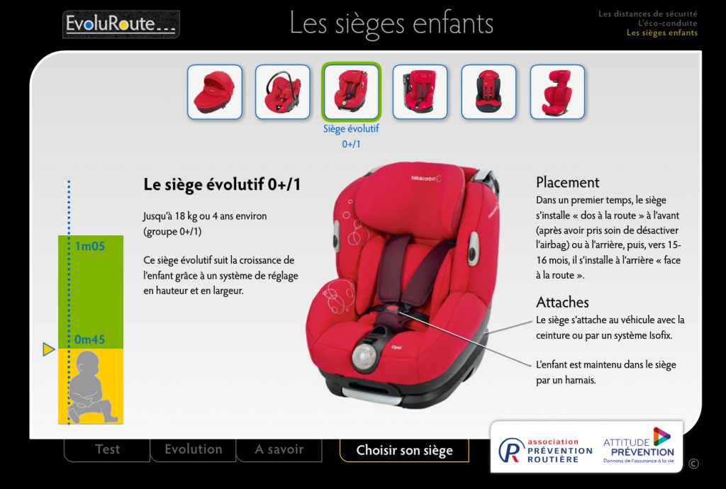siege auto bebe homologué