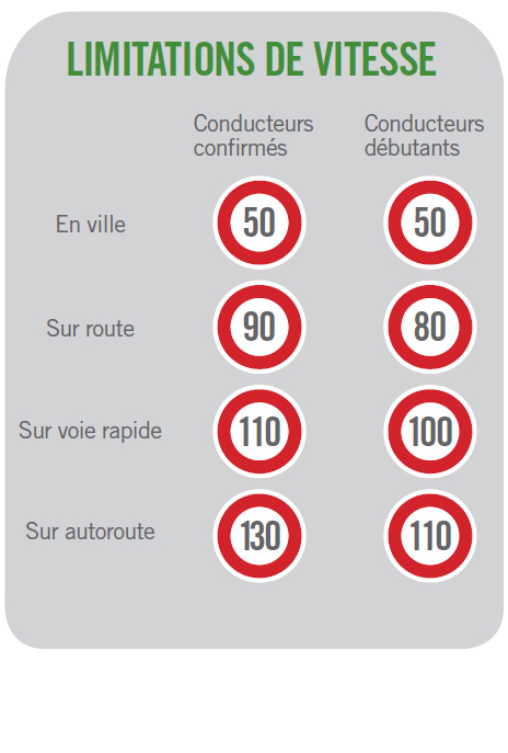 vitesse conducteurs novices