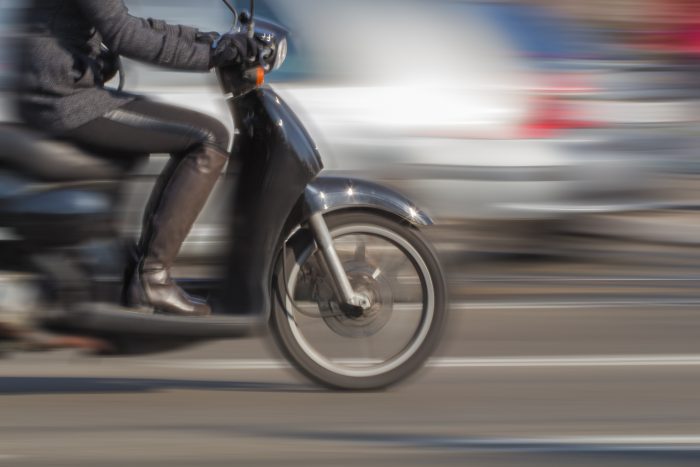 Scooter en ville
