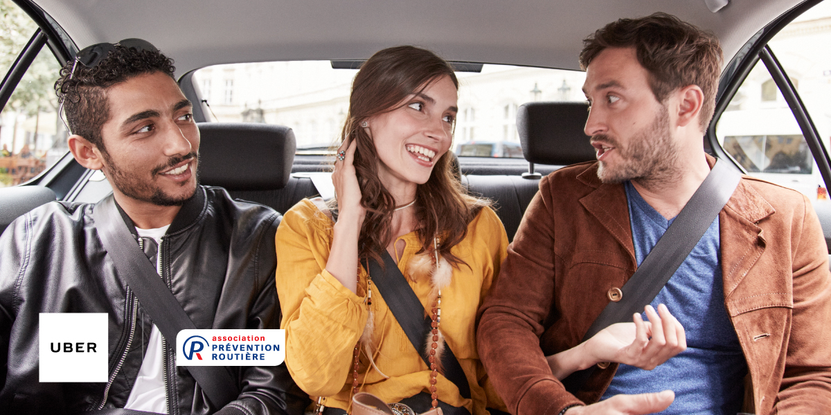 En Uber aussi, la ceinture protège