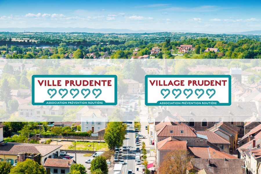 Panneau Ville prudente et Village prudent