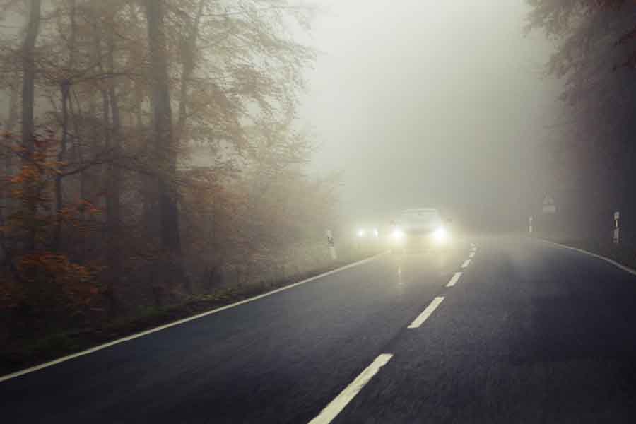 Route en hiver
