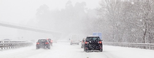 Neige autoroute