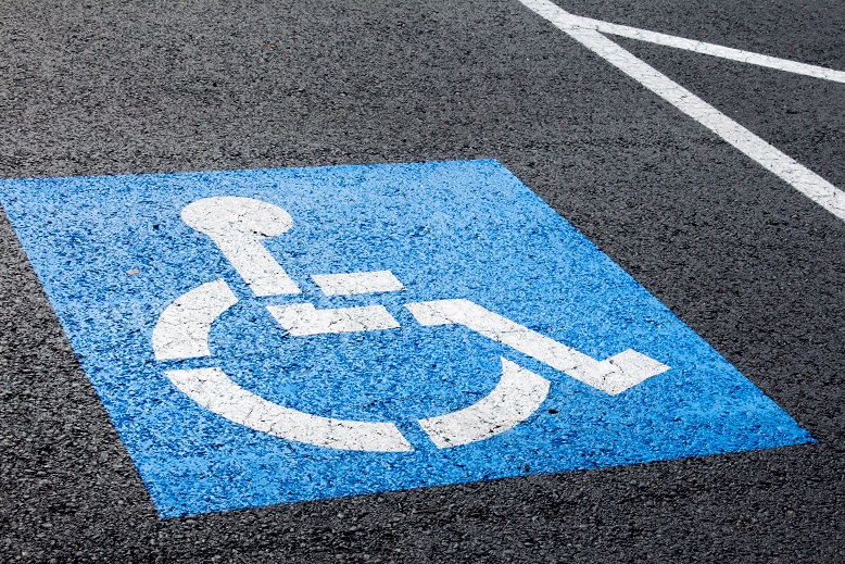 placze de stationnement handicap