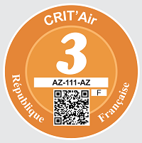Vignette Crit'air 3