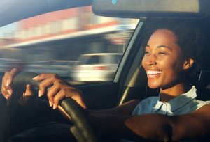 Femme au volant