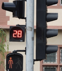 Décompte feu passage piéton